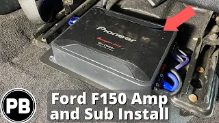 2004 - 2008 Ford F-150 Amp and Sub Install