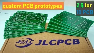 Make your own quality PCB prototypes with JLCPCB at only 2 $