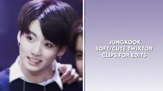 Jungkook soft/cute twixtor clips for edits | sharpen ver in desc [+Raw clips]