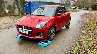 Suzuki Swift 4x4 Allgrip Test on Rollers- CarCaine