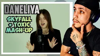 Daneliya Tuleshova - Skyfall+Toxic (Mash-up) *REACTION*