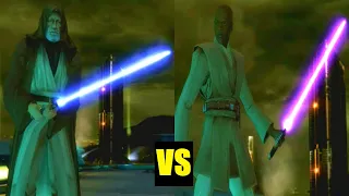 Ben Kenobi vs Mace Windu - Star Wars: Revenge of the Sith