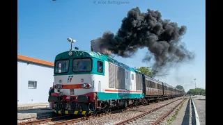 AVVIAMENTO LOCOMOTIVA D445.1127 A CHIOGGIA