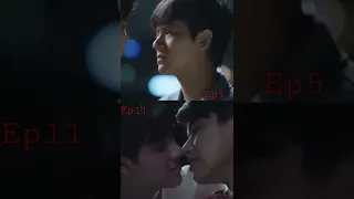 OhmNanon Iconic kissing scene from Ep5 and Ep11 #ohmnanon #ohmpawat #nanonkorapat #badbuddyseries