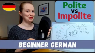 Polite vs Impolite Things / Social Rules In Germany│Pre-Beginner German