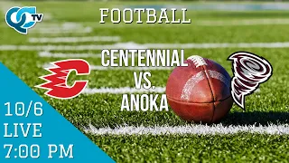 Football: Centennial @ Anoka | Anoka High School | QCTV