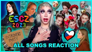 ESCZ 2023 REACTION 🇨🇿 Czech Republic in Eurovision