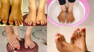 Feet Whitening Pedicure at Home - Remove Sun Tan & Whiten Your Skin
