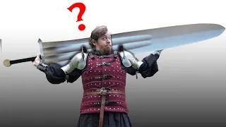 How to WEAR a GIANT SWORD!!