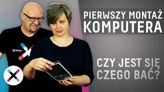 SKŁADANIE PC PIERWSZY RAZ W ŻYCIU 😨 | Czy trzeba się tego bać? ft. @bIackwhiteTV & Ania