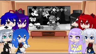 Date a live react to Fnf Mickey Mouse mod