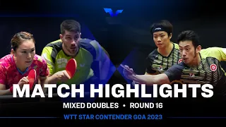 Xiaona Shan/Patrick Franziska vs Doo Hoi Kem/Wong Chun Ting | XD R16 | WTT Star Contender Goa 2023