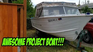 I picked up an awesome vintage project boat!! | 21 ft Starcraft, 50 hp, 1969 Mercury Thunderbolt