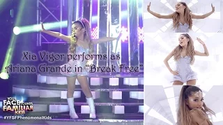 7-year-old Xia performs "Break Free" like Ariana Grande