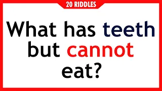 Can YOU Solve These 20 Tricky RIDDLES? - Riddles Quiz Part 2