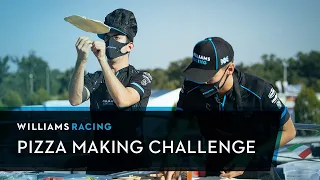 Making pizzas 🍕  with George Russell & Nicholas Latifi | Williams Racing