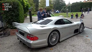 Mercedes-Benz CLK GTR - Start Up & SOUNDS | Villa d'Este 2021