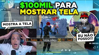 CEROL OFERECE R$100K PRA VER TELA DE MOBILE HACKER QUE AMASSOU TWO9!