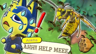 EVERY ACNH PERSONALITY Reacts To WASPS!!