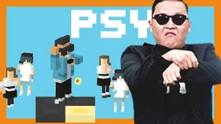 BRAND NEW PSY CHARACTER - Crossy Road PSY Update & New Game Mode - Daddy Song Highscore