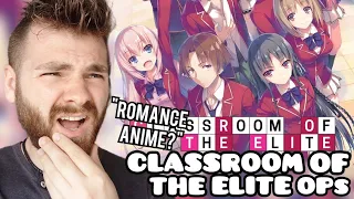 First Time Hearing 'CLASSROOM OF THE ELITE' Openings & Endings (1-2) | ANIME REACTION
