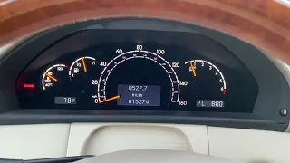 2006 CL500 Startup and gauges