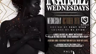 Insatiable Wednesdays @ Halo Lounge Social Media Promo for 10/18/17