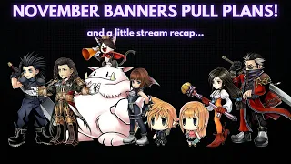 Pull Plans - November Banners ft Vayne and Lann & Reynn BT Banners [DFFOO GL]