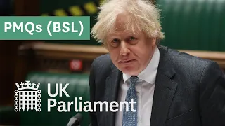 Prime Minister's Questions with British Sign Language (BSL) - 24 February 2021