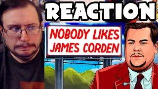 Gor's "How James Corden Destroyed His Reputation by SunnyV2" REACTION
