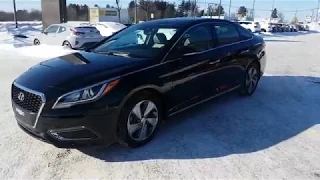 HYUNDAI SONATA HYBRID LIMITED 2016, VIDEO DE L'INTÉRIEUR ET DE L'EXTÉRIEUR