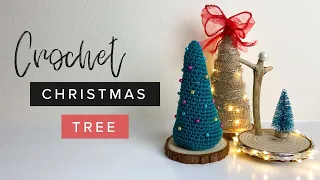 How to Crochet a Christmas Tree | Easy Beginner Tutorial by Crochet and Tea