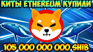 Срочно Успей Купить Shiba Inu - Киты ETH Купили 105,7 Млрд SHIB