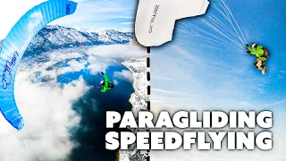 PARAGLIDING vs SPEEDFLYING #shorts