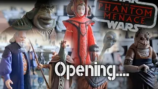 OPENING Star Wars 3.75 Episode 1 The Phantom Menace FIGURES! | O.O.K birthday special 🥳 🎂 🎈