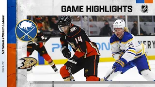 Sabres @ Ducks 10/28/21 | NHL Highlights