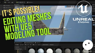 How to Edit Meshes with Unreal 5.3 Modeling Tools - Tutorial