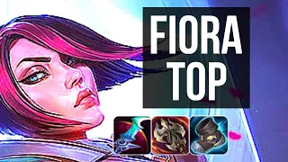 FIORA vs GANGPLANK (TOP) | 10 solo kills, 1400+ games, 13/2/4, Legendary | BR Grandmaster | v10.23