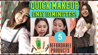 HOW TO: Office/College Makeup Under 10 Minutes |QUICK EVERYDAY MAKEUP LOOK WITH AFFORDABLE PRODUCTS!
