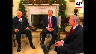 Bush meets Paisley McGuinness; H Clinton comment