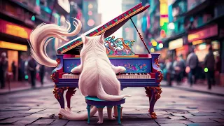 【Relaxing Piano】Lo-Fi Cat - Endless tuneful themes #lofi #cat #relax #piano #music