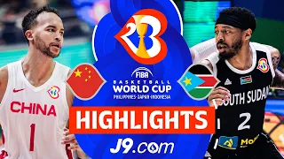 China 🇨🇳 vs South Sudan 🇸🇸 | J9 Highlights | FIBA Basketball World Cup 2023