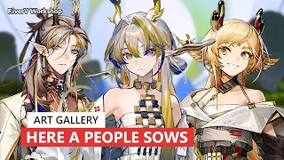 Here a People Sows Art Compilation | Arknights/明日方舟 懷黍離 アート集