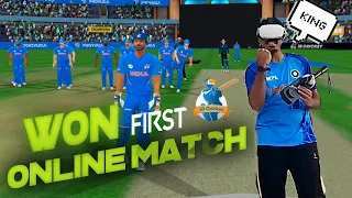 ABBEY SALLEY ! First Multiplayer PvP / Online Win -  IB Cricket Meta Quest 2 India VR Gameplay Video