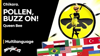 MIRACULOUS | MULTILANGUAGE: Pollen, Buzz On! — Queen Bee's Transformation [2021 COMPILATION]