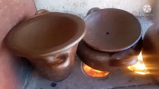 Como curar panela de barro.