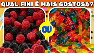 O que você prefere? Fini Amora ou Fini Minhoca? VERSÃO DOCES MAIS GOSTOSOS!