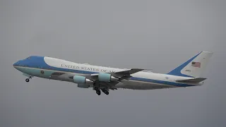 Air Force One (92-9000) departs Las Vegas!