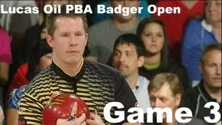 2013 Lucas Oil PBA Badger Open Match 3 Semi Final