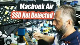 Macbook Air SSD not detected motherboard repair